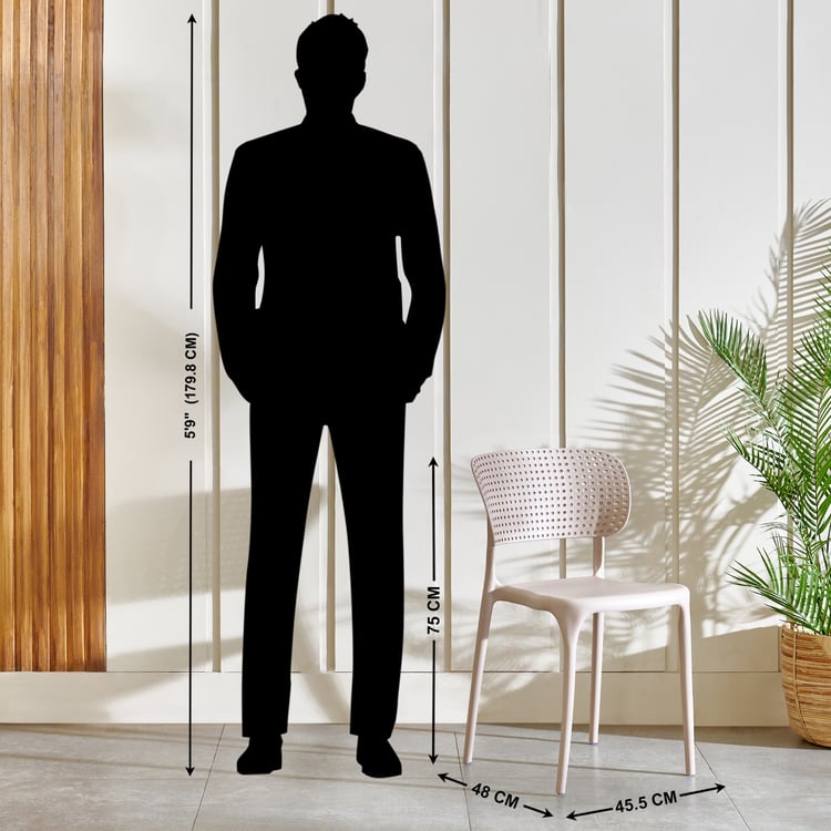 Gracia NXT Polypropylene Cafe Chair - Beige