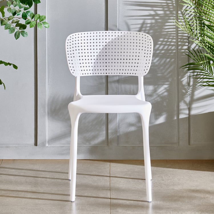 Gracia NXT Polypropylene Cafe Chair - White