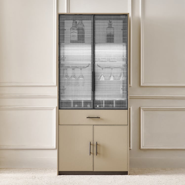Clair De Lune Bar Curio - Beige