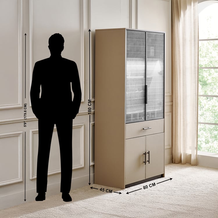 Clair De Lune Bar Curio - Beige