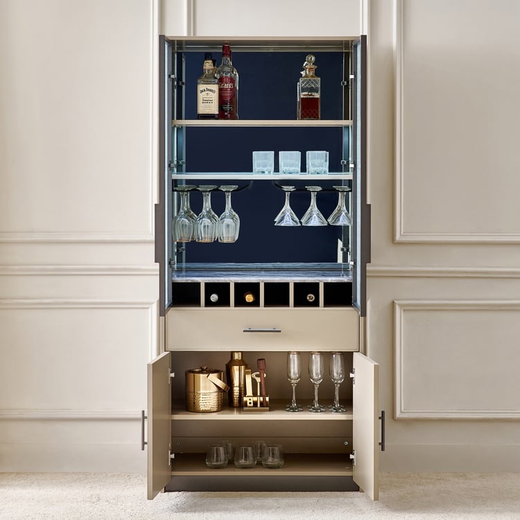 Clair De Lune Bar Curio - Beige