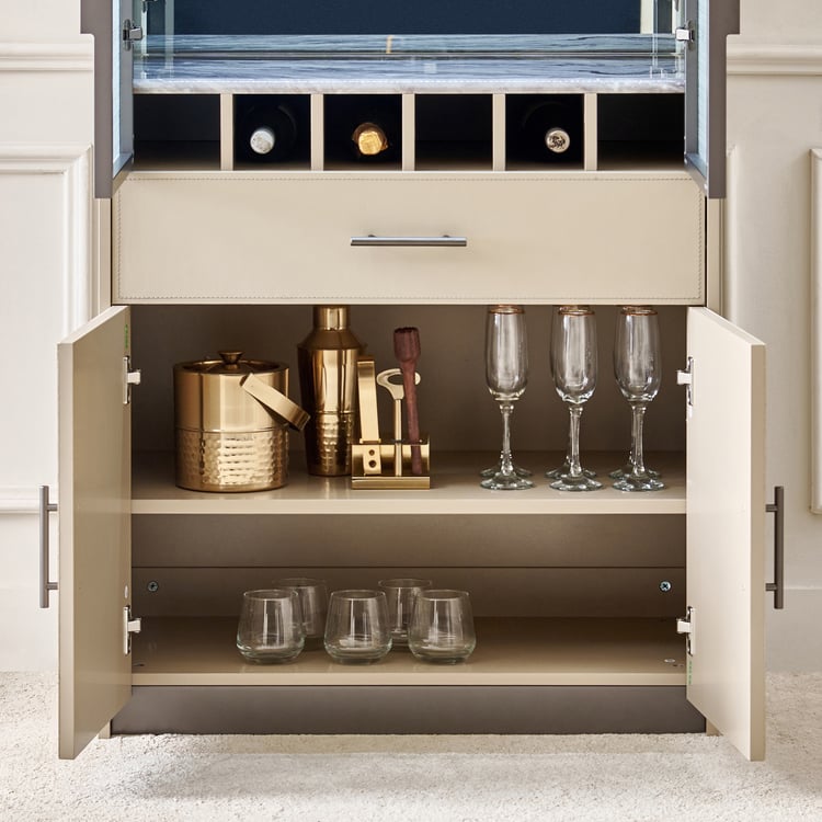 Clair De Lune Bar Curio - Beige