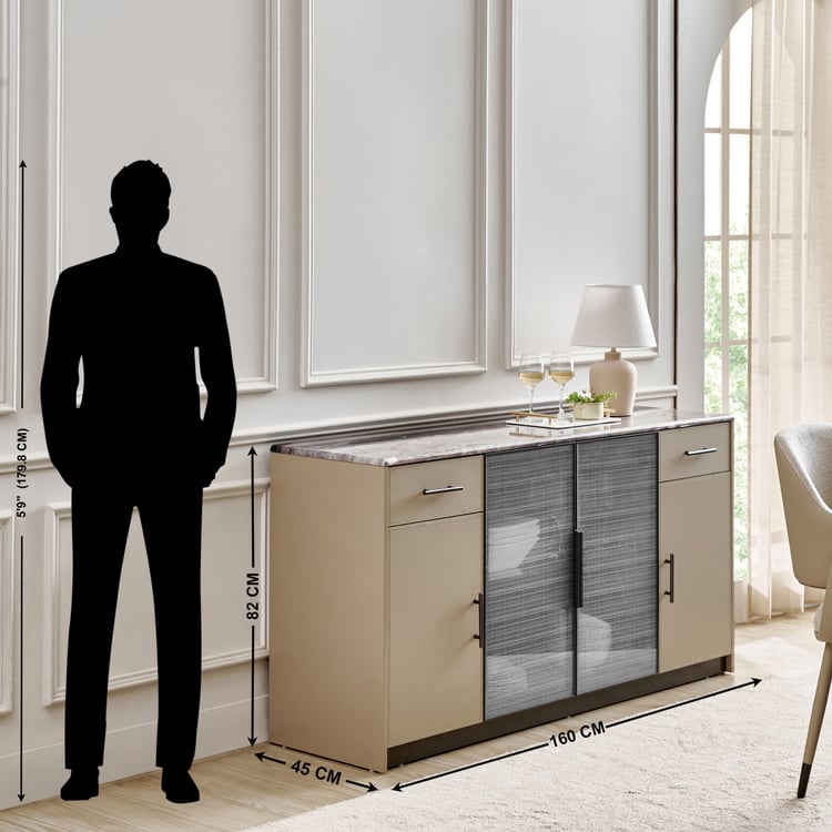 Clair De Lune Sideboard - Beige