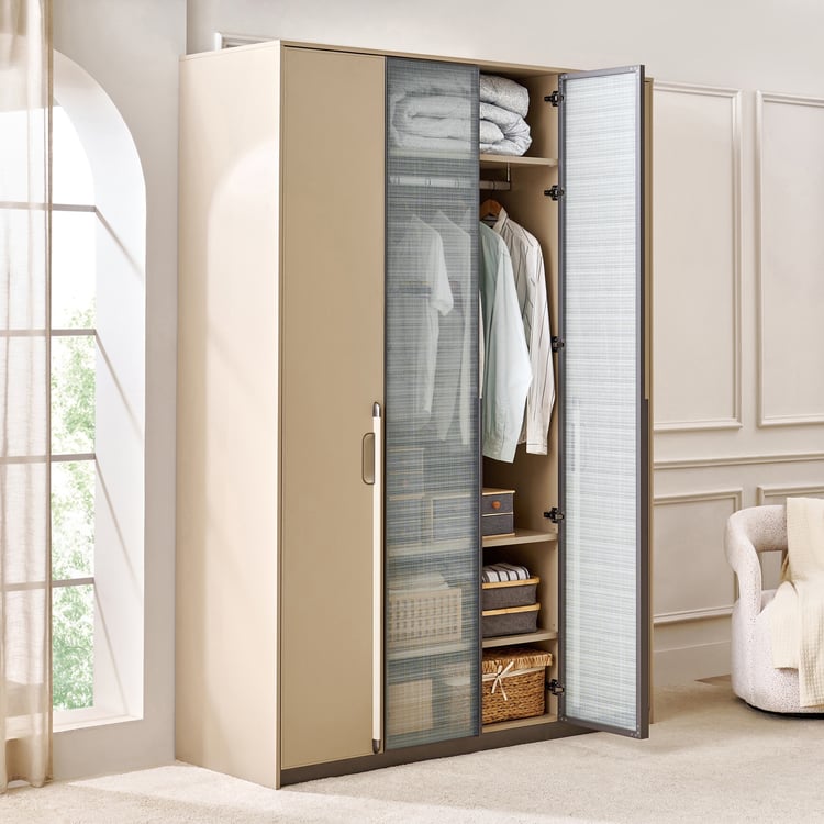 Clair De Lune 4-Door Wardrobe - Beige