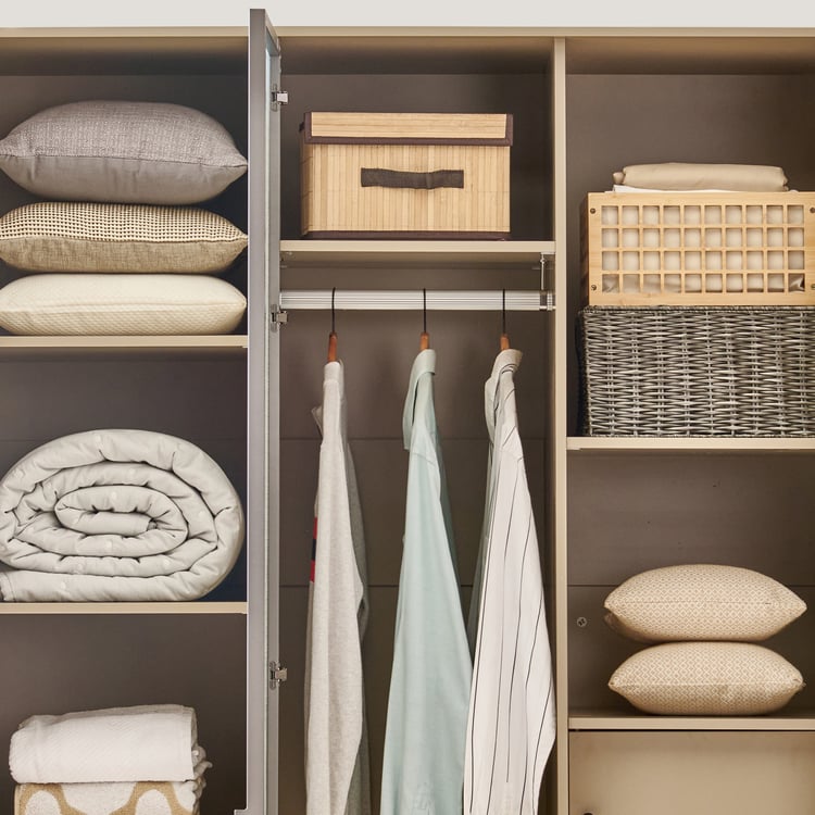 Clair De Lune 3-Door Wardrobe - Beige