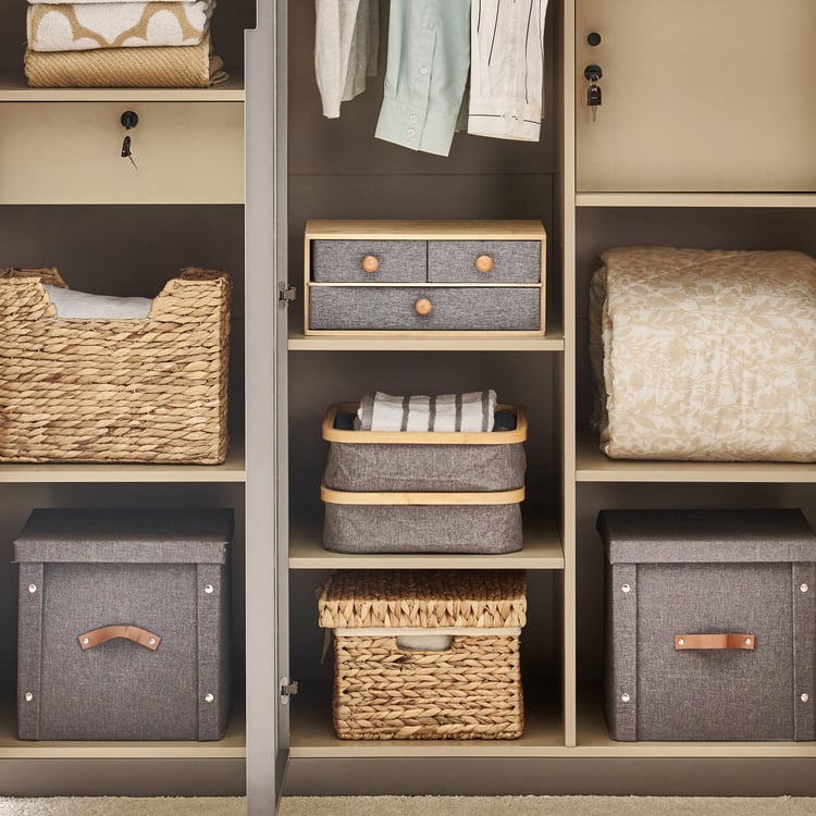 Clair De Lune 3-Door Wardrobe - Beige