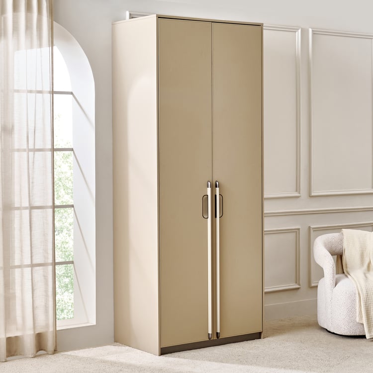 Clair De Lune 2-Door Wardrobe - Beige