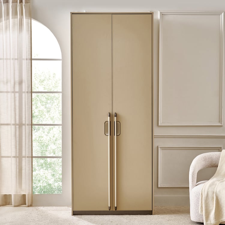 Clair De Lune 2-Door Wardrobe - Beige