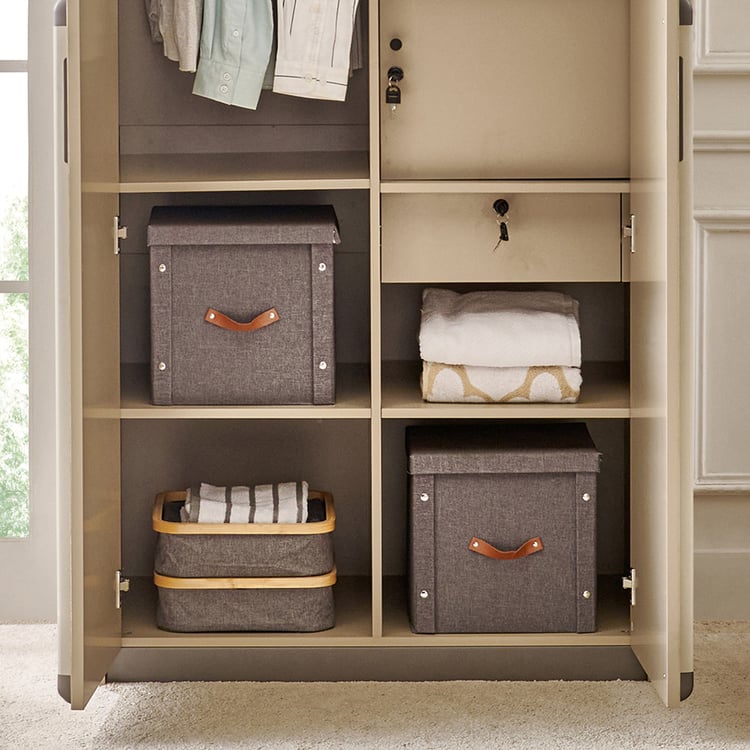 Clair De Lune 2-Door Wardrobe - Beige