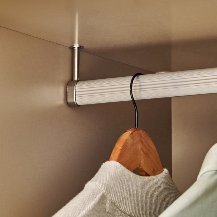 Clair De Lune 2-Door Wardrobe - Beige