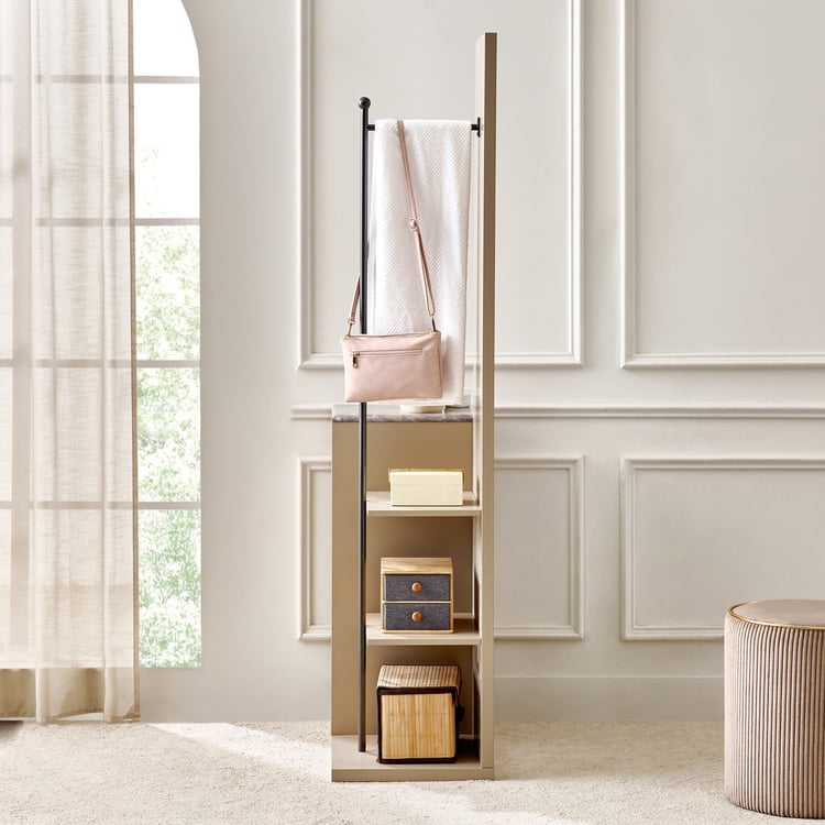 Clair De Lune Dresser Mirror with Drawers - Beige