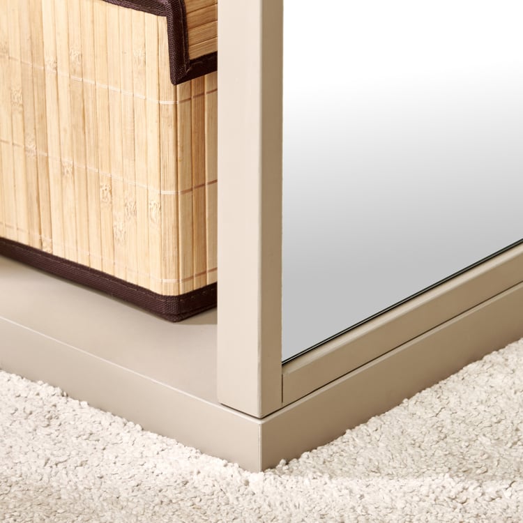 Clair De Lune Dresser Mirror with Drawers - Beige