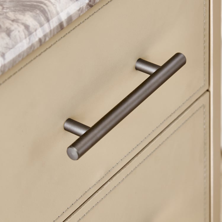 Clair De Lune Dresser Mirror with Drawers - Beige