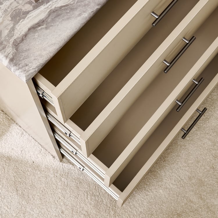Clair De Lune Chest of 4 Drawers - Beige