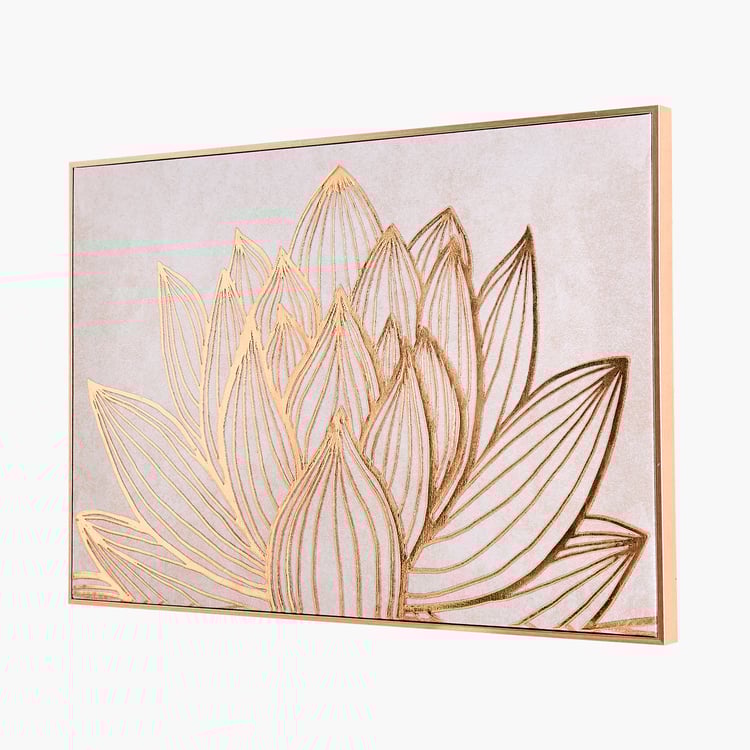 Artistry Quanto Canvas Lotus Picture Frame - 40x60cm