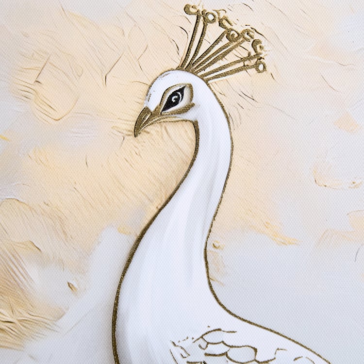 Artistry Quanto Canvas Peacock Picture Frame - 40x60cm