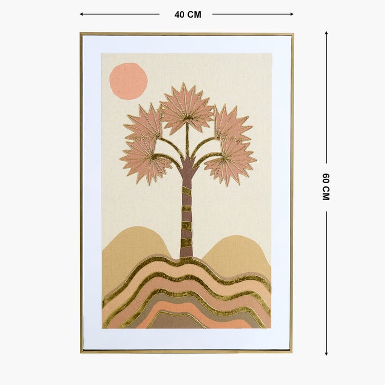 Artistry Quanto Canvas Palm Tree Picture Frame - 40x60cm