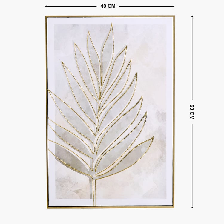 Artistry Quanto Canvas Leaf Picture Frame - 40x60cm