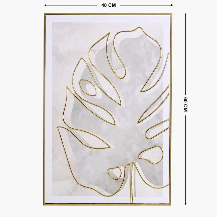 Artistry Quanto Canvas Leaf Picture Frame - 40x60cm