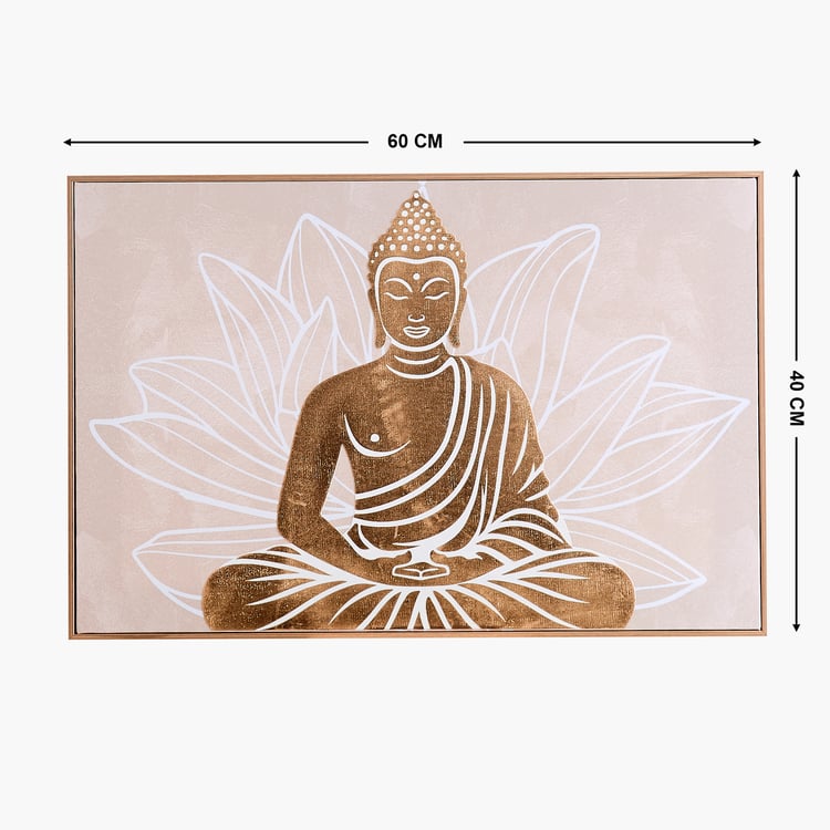 Artistry Quanto Canvas Buddha Picture Frame - 60x40cm