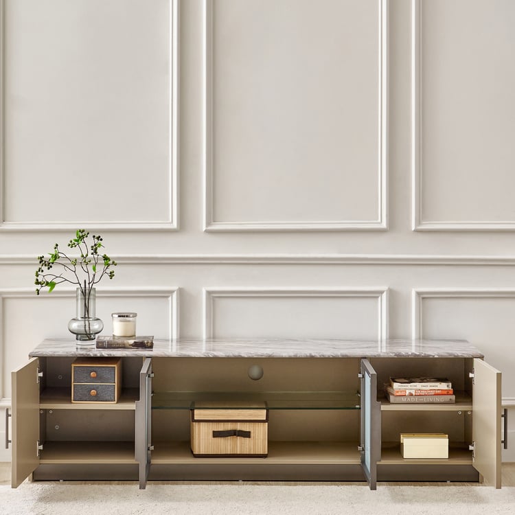 Clair De Lune TV Unit - Taupe