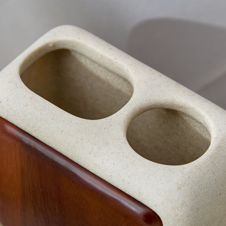 Senegal Ritz Polyresin Tooth Brush Holder
