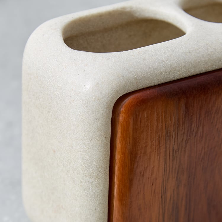 Senegal Ritz Polyresin Tooth Brush Holder