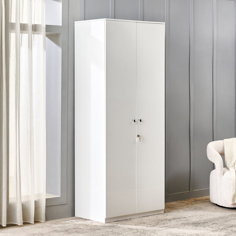 Astra 2-Door Wardrobe - White