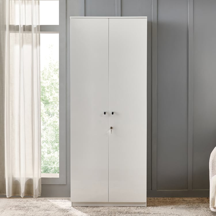 Astra 2-Door Wardrobe - White