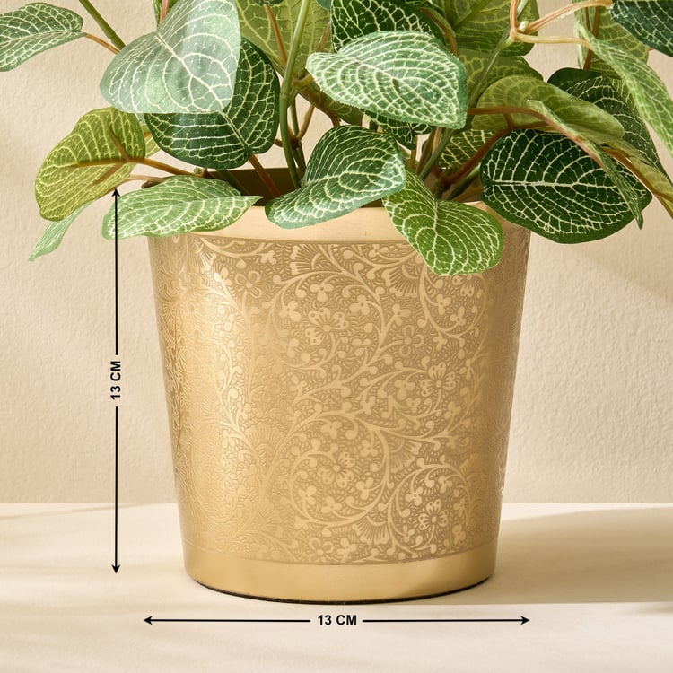 Austin Metal Etched Planter