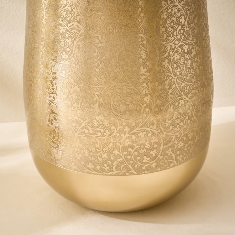 Austin Metal Etched Vase