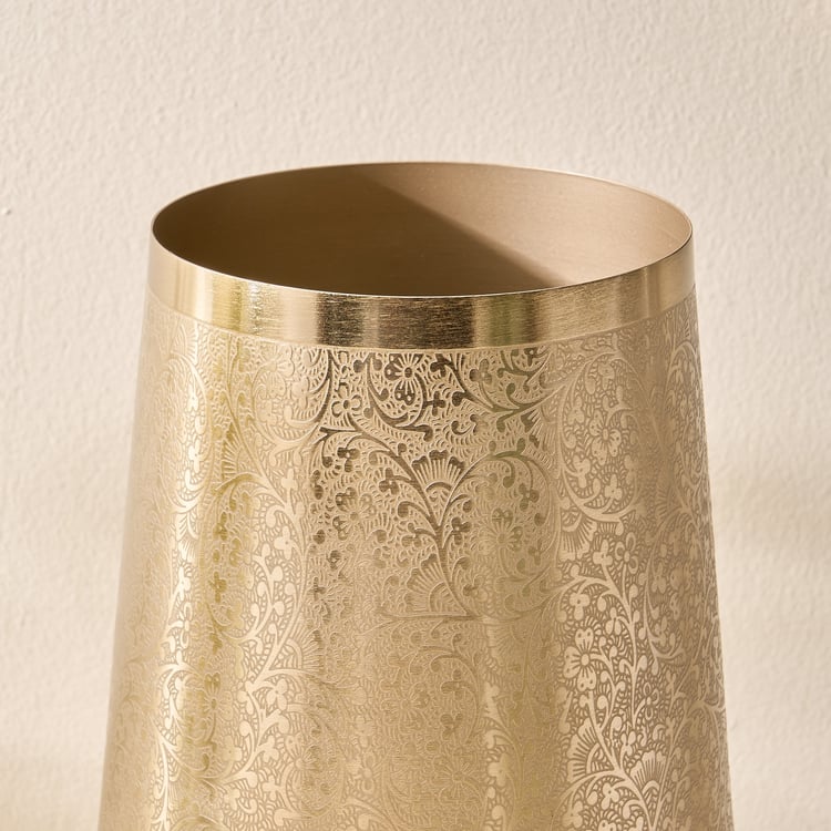 Austin Metal Etched Vase