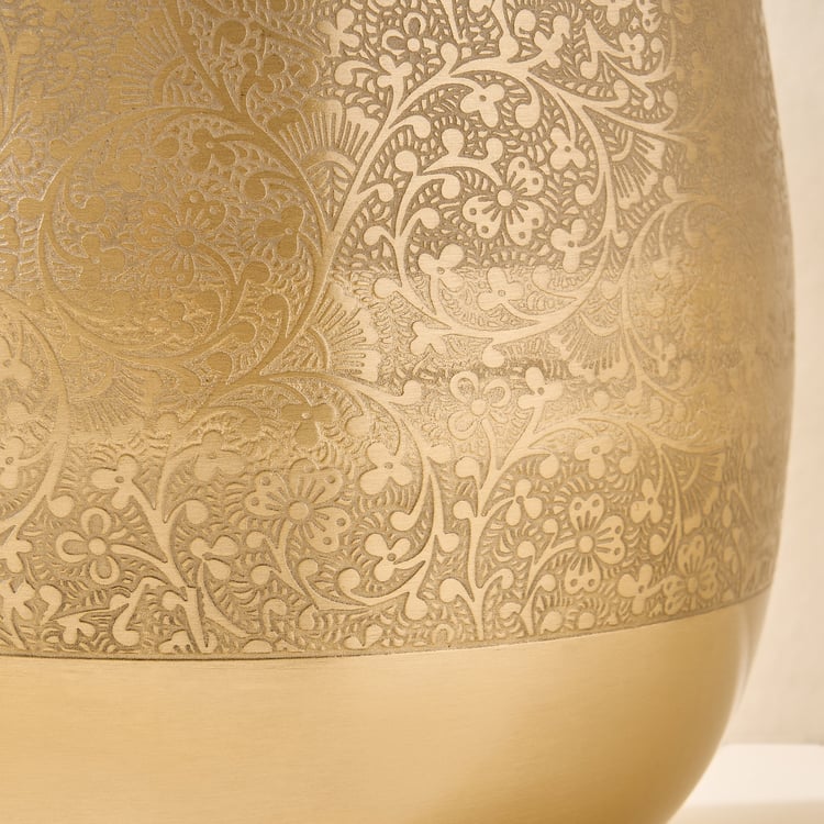Austin Metal Etched Vase - Medium