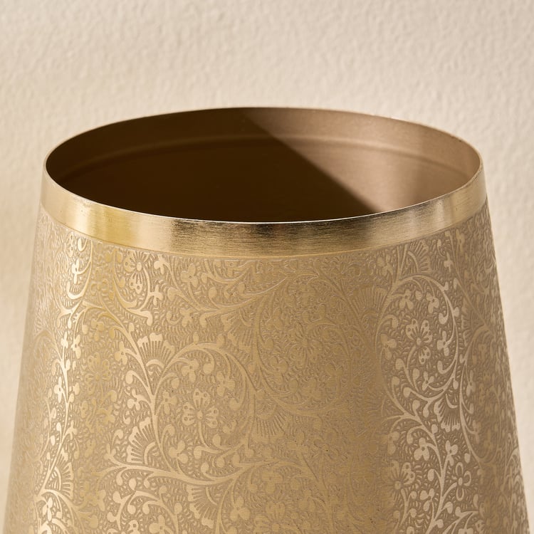 Austin Metal Etched Vase - Medium