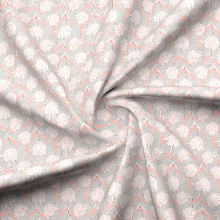 BOUTIQUE LIVING Valatia Cotton 200TC Floral Print 3Pcs Super King Bedsheet Set