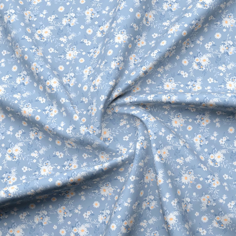 BOUTIQUE LIVING Valatia Cotton 200TC Floral Print 3Pcs Super King Bedsheet Set