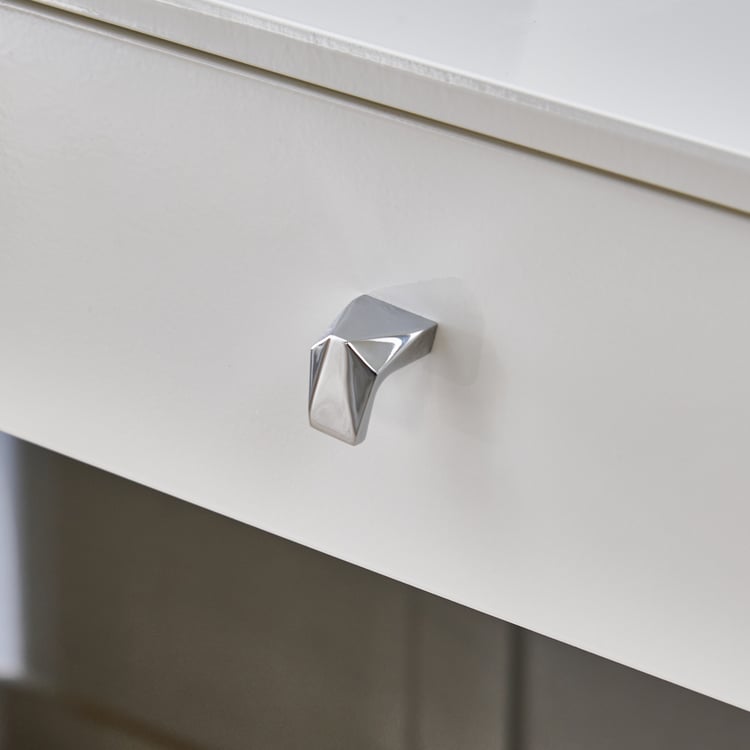 Astra Study Desk with Drawers - White