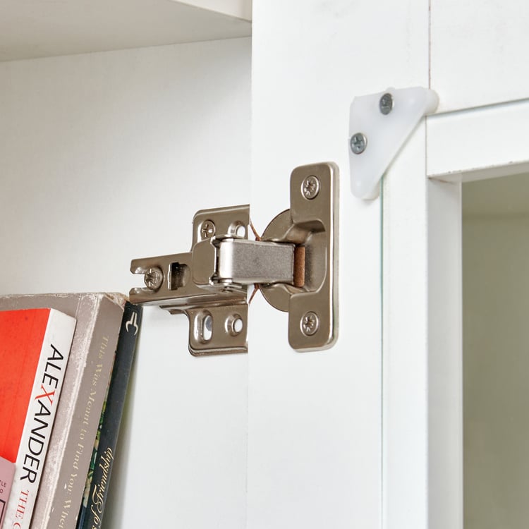 Astra 2-Door Book Cabinet - White