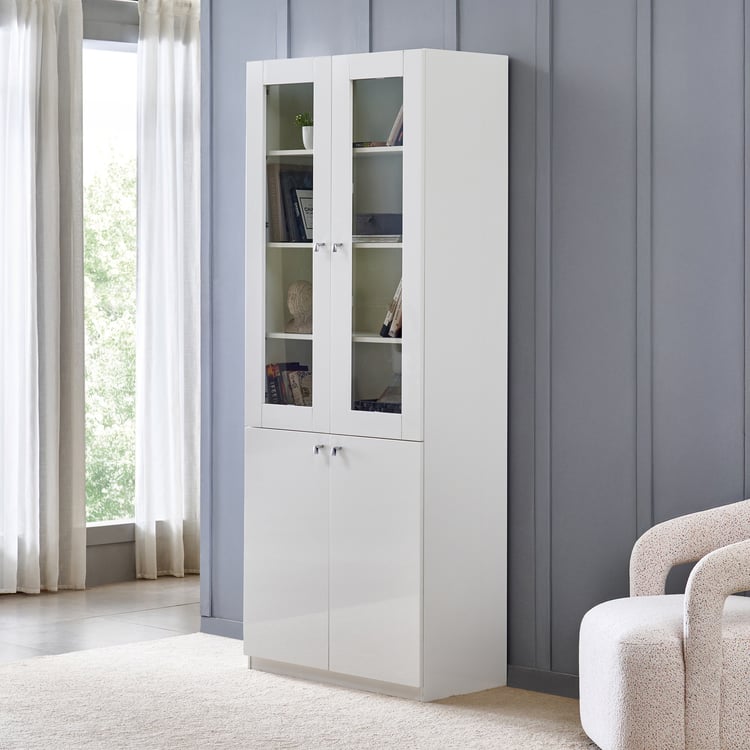 Astra 2-Door Book Cabinet - White