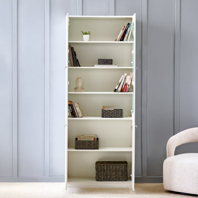 Astra 2-Door Book Cabinet - White