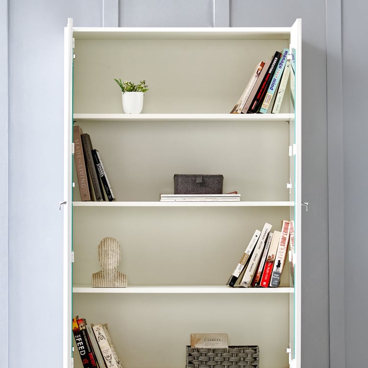 Astra 2-Door Book Cabinet - White