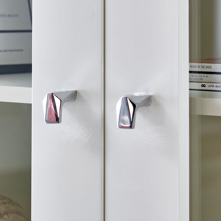 Astra 3-Door Book Cabinet - White