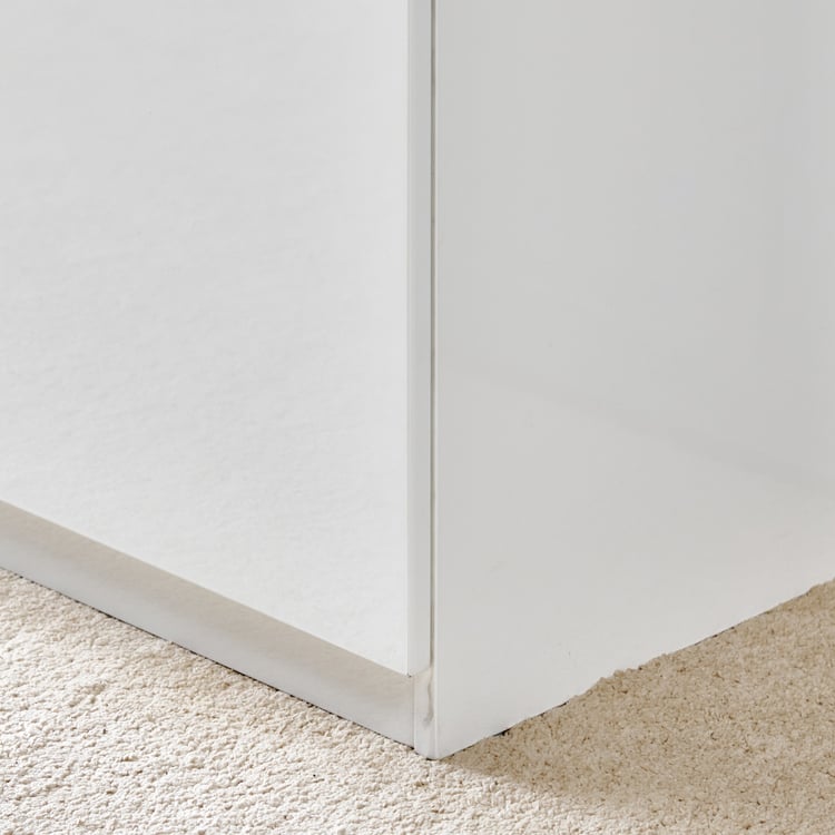 Astra 3-Door Book Cabinet - White
