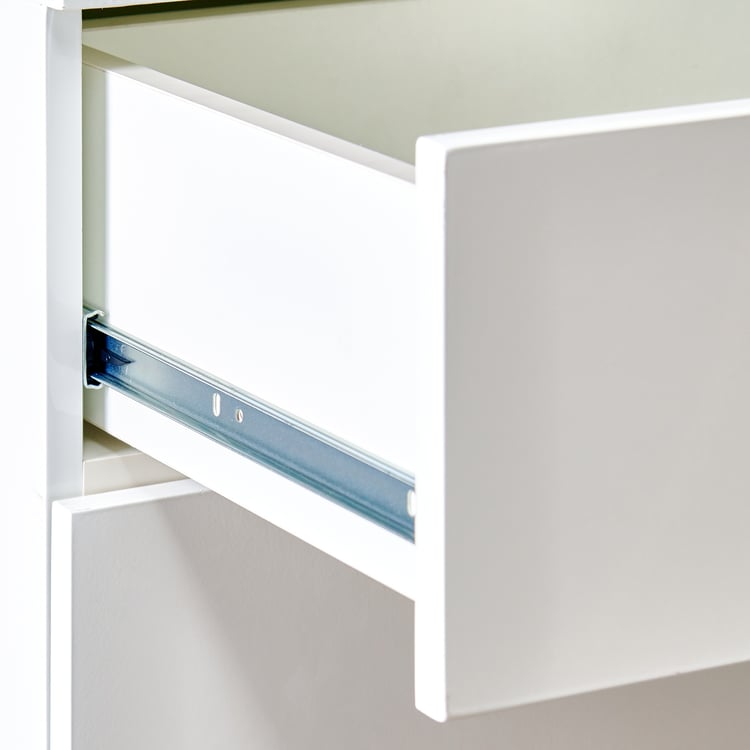 Astra 15 Pairs Shoe Cabinet with Cushion Seat - White