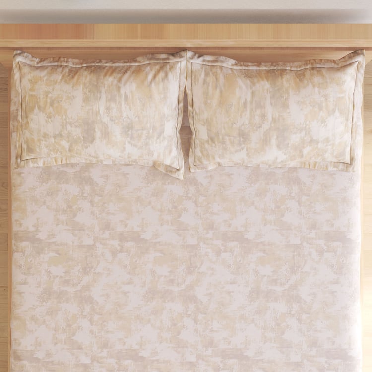 Alchemy Fira Cotton 180TC Printed 3Pcs King Fitted Bedsheet Set