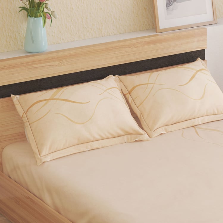 Alchemy Conte Cotton 180TC Printed 3Pcs Super King Bedsheet Set