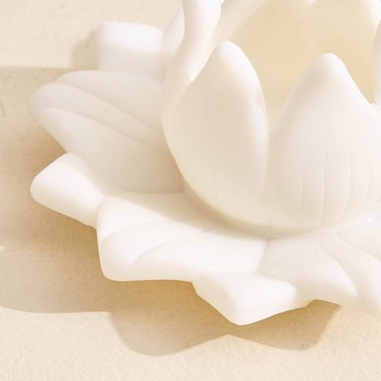 Soma Myst Trinket Polyresin T-Light Holder with Platter