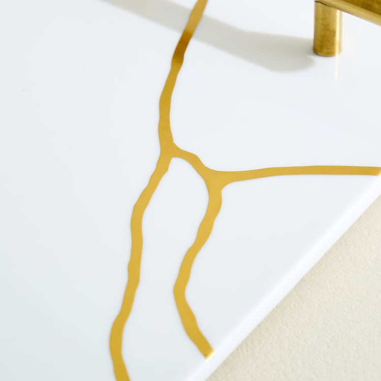 Oro Kinsuki Ceramic Printed Decorative Tray