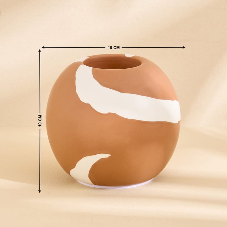 Monalisa Gifts Brush Strokes Ceramic T-Light Holder