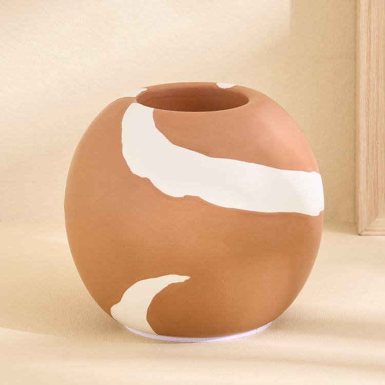 Monalisa Gifts Brush Strokes Ceramic T-Light Holder